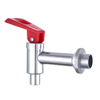 Robinet de Remplacement Premium en Acier Inoxydable pour Distributeur de Boissons, Robinet Réglable Antirouille de 1/2 Pouce avec Poignée Confortable