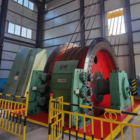 Treuil minier à puits profond JKMD, capacité de charge 175T, contrôle PLC, diagnostic des pannes, certifié CE pour le levage de roches déchiquetées