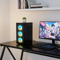 Caja de PC para Juegos Personalizada Pcooling, Caja de Ordenador Blanca, Caja de PC Vacía Tipo Cubo, Caja de PC para Juegos ITX