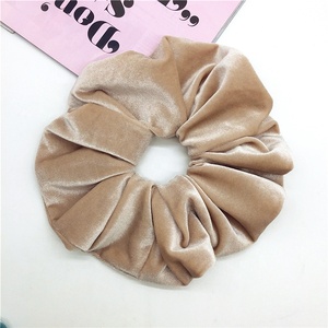 Hotseller Damesmode Grote Maat Zwart Roze Twister Haarband Haarbandjes Jumbo Fluwelen Haar <span class=keywords><strong>Scrunchies</strong></span> Oversized - Product Image 4