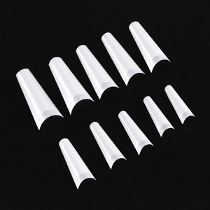<span class=keywords><strong>Faux</strong></span> <span class=keywords><strong>ongles</strong></span> non pré-dessinés, style européen et américain, French carré, en denim, 500 pièces par sachet - Product Image 5