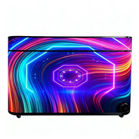 Stand de DJ Visuel Sans Soudure, Façade de Cabine, Table de Scène, Écran LED Portable pour Affichage Vidéo, Cabine de DJ Intérieure