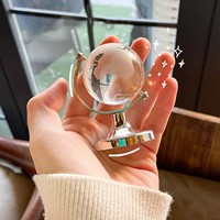 Globe terrestre en cristal K9 de 40 mm, vente en gros, globe terrestre personnalisé avec carte du monde gravée, pour cadeaux d'affaires
