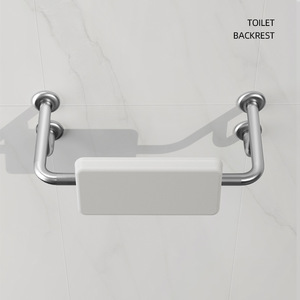 Barre d'appui murale en acier inoxydable pour dossier de toilette, pour l'accessibilité et le soutien dans la salle de bain - Product Image 3