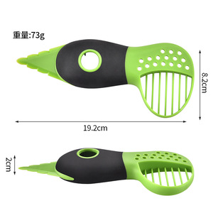 Couteau à avocat 4 en 1 en acier inoxydable, séparateur de fruits pour kiwi et avocat, outil de cuisine, lavage à la main uniquement - Product Image 2