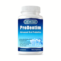 Capsules de probiotiques buccaux ProDentim en marque privée OEM pour adultes, 60 capsules, favorisent la santé des dents et des gencives