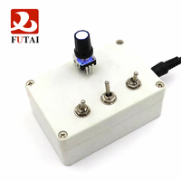 Bouton translucide en plastique noir bouton de pédale de guitare électrique Pot potentiomètre boutons accessoires de guitare