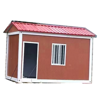 Maison modulaire de luxe prête à l'emploi, 1 chambre, 1 salon, villa préfabriquée avec panneaux sandwich en acier, meubles inclus