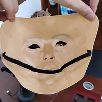 Masques fantaisie en latex pour homme, modèle réaliste, pour Halloween, vente en gros, fabricant de masques en latex pour farces