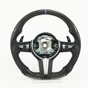 Miglior volante personalizzato in fibra di carbonio M Sport per Bmw X1-x4 M3m4 F30 F80 M3 M5 volante per bmw m3 f80 volante