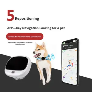 Collier de suivi GPS pour chien, étanche IP67, antivol, anti-perte, avec appel vocal lumineux, Google Maps, autonomie de plus de 20 heures - Product Image 4