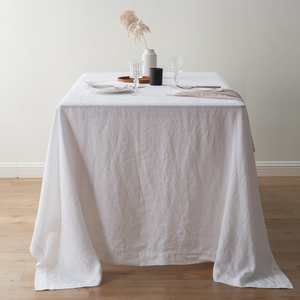Variété de couleurs blanc <span class=keywords><strong>Beige</strong></span> sauge lilas gris naturel décor à la maison mariage exquis couverture de Table <span class=keywords><strong>nappe</strong></span> en <span class=keywords><strong>lin</strong></span> pré-lavé - Product Image 1