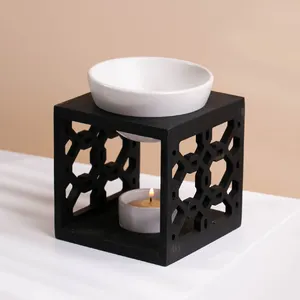 家居装饰品批发流行现代装饰陶瓷精油燃烧器蜡保暖器支架蜡烛融化