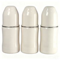 Bouteille isotherme en acier inoxydable de 180 ml avec tétine en silicone, marques graduées, couvercle anti-fuite détachable, écologique pour bébé et tout-petit