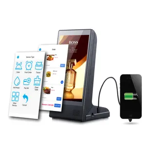 8 inch Single LCD Touch Screen Digital Signage Display Player for Restaurant Table Advertising Player Digital Menu Display