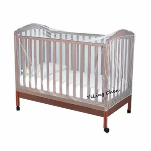 Groothandel Hoge Kwaliteit Easy Care Klamboe Cover Voor Baby Bed/Quadrate Rechthoekige Baby Muskietennetten