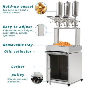 Máquina automática para hacer mini churros, inyectora de crema para donuts, máquina de relleno para pasteles de mantequilla española, máquinas para hacer productos de grano - Product Image 4