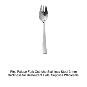 Tenedor Pinti Palace Ostriche de Acero Inoxidable, 3 mm de Grosor, para Suministros de Restaurantes y Hoteles, Venta al Por Mayor - Product Image 2