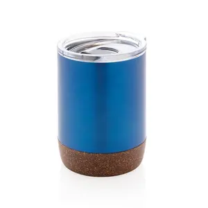 180ml kleines Geschenk Doppel wand Vakuum isolierte Kork kaffeetasse ESPRESSO Vakuum becher mit Kork boden passt für die meisten Kaffee maschinen