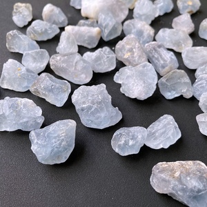 ราคาขายส่งธรรมชาติร่วงลงเซเลสไทต์การทําสมาธิตินทรีย์สีฟ้าดิบหยาบ - Product Image 3