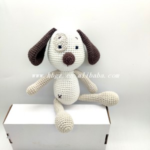 Poupées en peluche personnalisées en coton biologique, couleur unique, chiot, chien, vache, éléphant, koala, hippopotame - Product Image 2