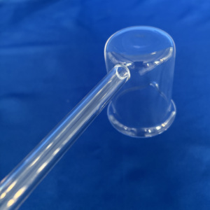 Bécher en <span class=keywords><strong>quartz</strong></span> à long manche - Résistant aux hautes températures et à la corrosion, matériaux semi-conducteurs personnalisables pour composants électroniques - Product Image 4