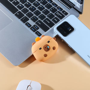 New Lovely 3D Cartoon Capybara Case Funda protectora de silicona para auriculares Fundas para <span class=keywords><strong>Airpods</strong></span> <span class=keywords><strong>Pro</strong></span> 1 <span class=keywords><strong>2</strong></span> 3 - Product Image 5