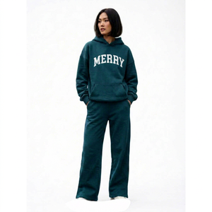 Nouvel ensemble de survêtement unisexe de haute qualité pour femme, pantalon large et haut ample, idéal pour l'entraînement et les loisirs - Product Image 1