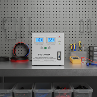 Stabilisateur de tension monophasé AC ZMELEC TND 3KVA avec affichage numérique, protection contre les surtensions haute efficacité, 120V