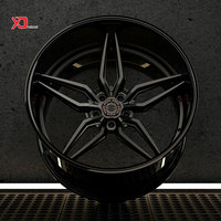 Jantes forgées XD Deep Concave Lip 2 pièces polies 18-24 pouces 5X112 5X120 pour Drag Racing M2 M3 M4 G80 G82