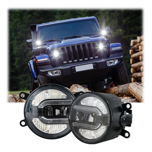 Feux antibrouillard LED <span class=keywords><strong>de</strong></span> haute qualité à 25 degrés avec feux <span class=keywords><strong>de</strong></span> jour, lampe antibrouillard LED pour voiture 20W - Product Image 3