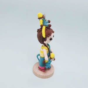 Estatuilla hecha a mano de poliéster de punto <span class=keywords><strong>Minion</strong></span> marca KIVA Cool Cute Boys' creativo coleccionable maternidad regalo de Navidad - Product Image 4