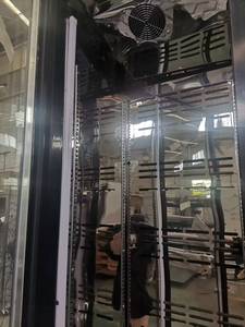 NE-326 Secador de Carne de Res de Gran Tamaño con Tres Puertas de Vidrio Integradas en la Pared, Secador de Carne Comercial de Lujo para Restaurantes con Ganchos - Product Image 5