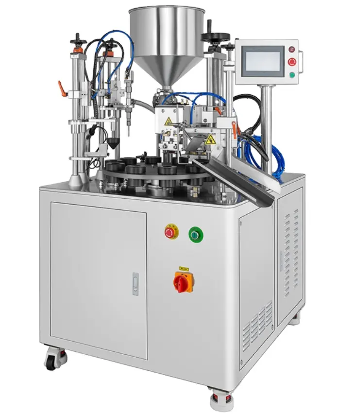 Semi-automatic ultrasonic semi-automatic, compound pipe filling and sealing machine