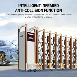 필리핀 야외 자동 슬라이딩 차고 스테인리스 스틸 전동 개폐식 게이트 무선 리모컨 포함 - Product Image 2