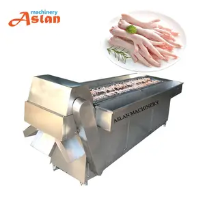 chicken feet cutter/600kg Chicken paw feet half cutting machine chicken feet processing machine line