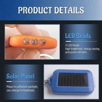 Mini lampe torche LED solaire SunFlex à perovskite, étanche aux UV, vérificateur de devises, porte-clés, indispensable pour les touristes et les acheteurs