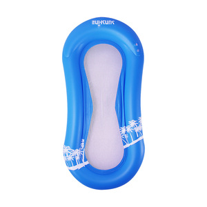 Bouée gonflable en maille bleue pour bain de soleil, chaise longue flottante pour <span class=keywords><strong>piscine</strong></span> familiale, jouet - Product Image 4