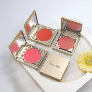 Palette de fard à joues <span class=keywords><strong>or</strong></span> à label privé, très populaire, longue tenue, imperméable, résistante à la transpiration, <span class=keywords><strong>poudre</strong></span> pressée, fard à joues mat, fard à joues scintillant - Product Image 6