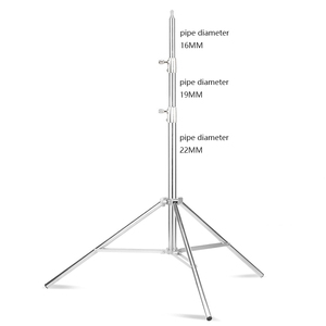 <span class=keywords><strong>Trépied</strong></span> Support de Lumière Réglable 2M en Acier Inoxydable pour Studio <span class=keywords><strong>Photo</strong></span> Vidéo Boîte à Lumière Flash Réflecteur <span class=keywords><strong>Appareil</strong></span> <span class=keywords><strong>Photo</strong></span> - Product Image 2