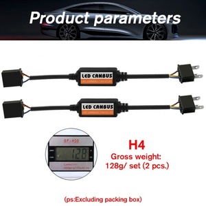 XOVY Led Headlight Decoder Canbus <b>H4</b> Warning Canceller Capacitor Anti-flicker Error Free Warning Canceller <b>H4</b> Canbus - Product Image 3
