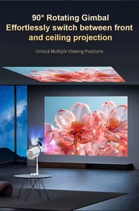 מקרן חכם YDH-TS7 4K בגודל 120 אינץ', רזולוציית 720P, מערכת הפעלה אנדרואיד 11, 600 לומן, <span class=keywords><strong>WiFi</strong></span> 5G, מיקוד ידני, מקרן LCD נייד לשימוש פנימי עם תמיכה ב-4K - Product Image 5