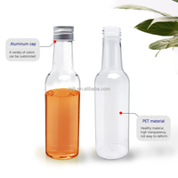 Bouteilles à liqueur, tequila, alcool, vin, mini-bouteilles en plastique vides de 100 ml et 150 ml avec bouchon à vis