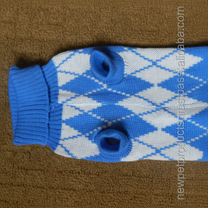 Suéter cálido de lana para cachorros con diseño moderno, ropa personalizada para perros a precios bajos, patrón sólido - Product Image 1