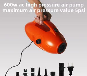 Pompe à air électrique AC haute puissance 600W, <span class=keywords><strong>gonfleur</strong></span> portable pour tente gonflable, matelas pneumatique, tapis de yoga, bateau gonflable flottant - Product Image 4