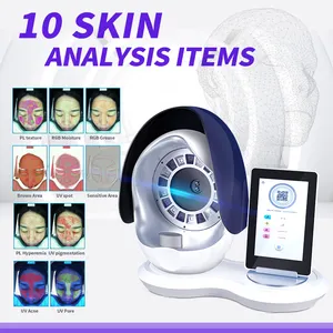 전문 3D Ai 피부 전체 얼굴 분석기 스캐너 기계 얼굴