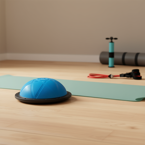 Pelota de ejercicio Vevor de 23 pulgadas, azul, para yoga, fitness, entrenamiento de equilibrio en casa, material de PVC - Product Image 2