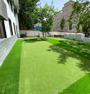 QINGZHOU S003 Cricket <span class=keywords><strong>Pitch</strong></span> Tennisplatz boden 12mm Stapel höhe Kunstrasen Outdoor Sports Fake Grass - Product Image 4