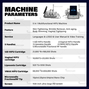 12D HIFU cường độ cao tập trung siêu âm <span class=keywords><strong>2025</strong></span> smas nâng loại bỏ nếp nhăn mặt nâng da thắt chặt chống lão hóa máy - Product Image 6