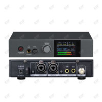 Sistema de Monitoreo Inalámbrico Intraural EIF AC-300 de Alta Calidad, Metálico, de un Solo Canal, Ligero y Portátil para Actuaciones de Canto en Escenario